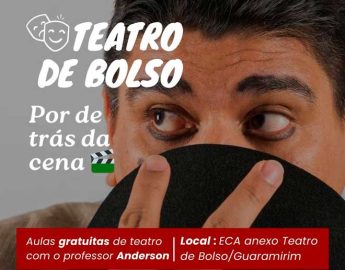 Inscrições para aulas gratuitas de capoeira e teatro, em Guaramirim