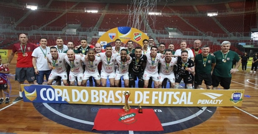 Futsal: Atlântico vence o Fortaleza e conquista o título inédito da Copa do Brasil