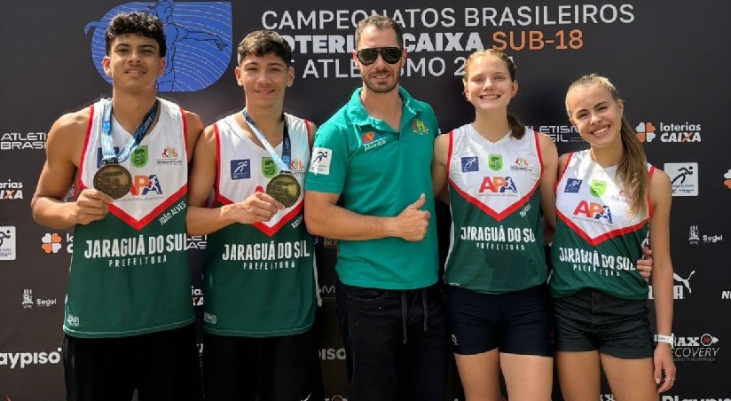 Atletismo: Atleta de Jaraguá do Sul é medalha de ouro no brasileiro sub-18