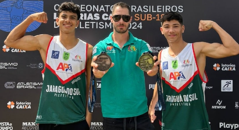 Atletismo: Atleta de Jaraguá do Sul é medalha de ouro no brasileiro sub-18