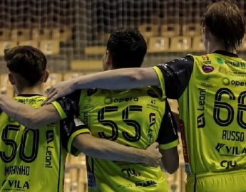 Futsal: Jaraguá sub-20 goleia Taubaté e assume liderança do grupo na Talentos LNF