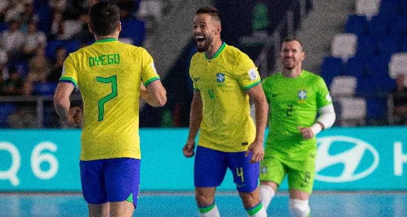 Futsal: Brasil estreia com goleada contra Cuba na Copa do Mundo