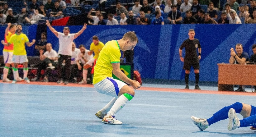 Futsal: Com gol de Marcênio, Brasil vence segundo amistoso antes do mundial