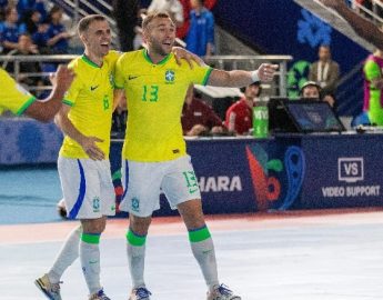 Futsal: Brasil encerra fase de grupos do mundial com 100% de aproveitamento