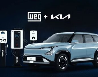 WEG firma parceria com KIA Brasil para soluções de recarga de veículos elétricos