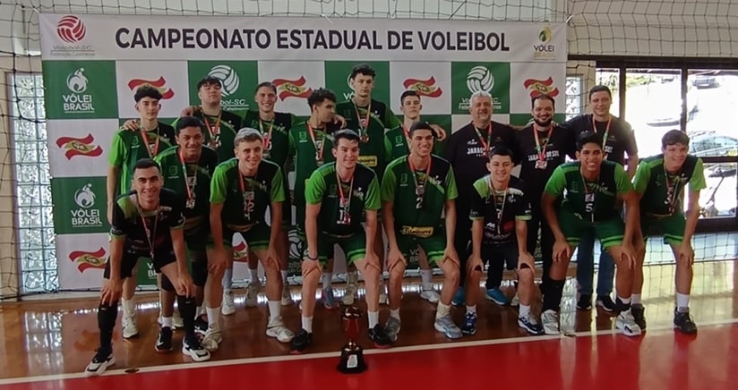 Vôlei: Jaraguá do Sul fica em terceiro lugar no estadual