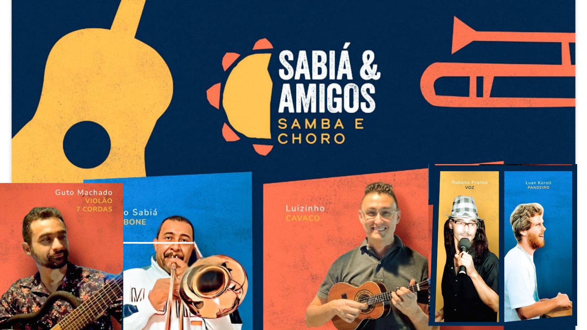 samba e choro animam Jaraguá do Sul com o projeto Sabiá & amigos