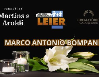 Plano Leier e Funerária Martins e Aroldi informam o falecimento de Marco Antonio Bompani