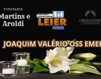 Plano Leier e Funerária Martins e Aroldi informam o falecimento de Joaquim Valério Oss Emer