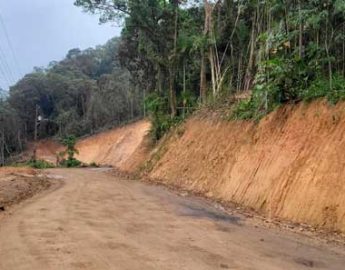 Obras do último trecho da Estrada do Molha estão em bom ritmo