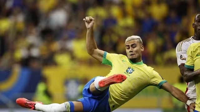 Futebol: Brasil goleia Peru com pintura de Andreas Pereira pelas Eliminatórias