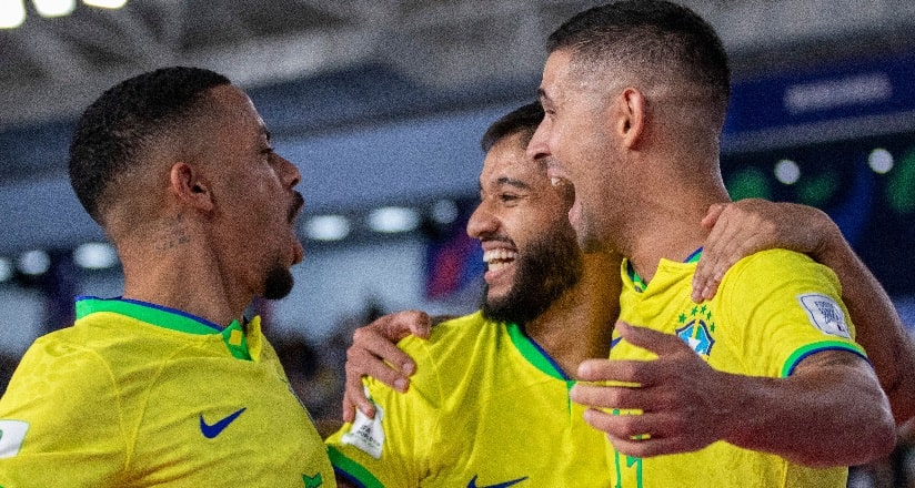 Futsal: Seleção Brasileira encara a Ucrânia por uma vaga na final da Copa do Mundo