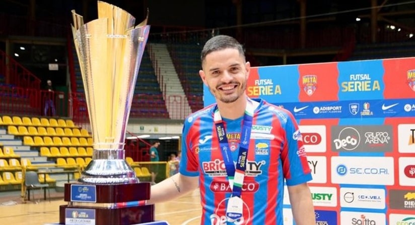 Futsal: Ex-Jaraguá, ala estreia na Champions League aos 34 anos