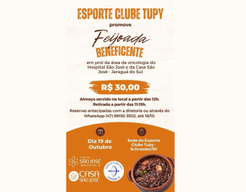 Feijoada Beneficente em prol da Oncologia do Hospital São José e da Casa São José