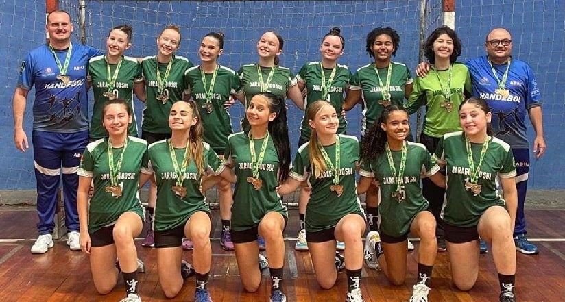 Handebol: Jaraguá do Sul fica no Top 3 da Liga Santa Catarina sub-16