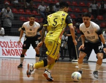 Futsal: Jaraguá empata com o Corinthians nas oitavas de final da LNF