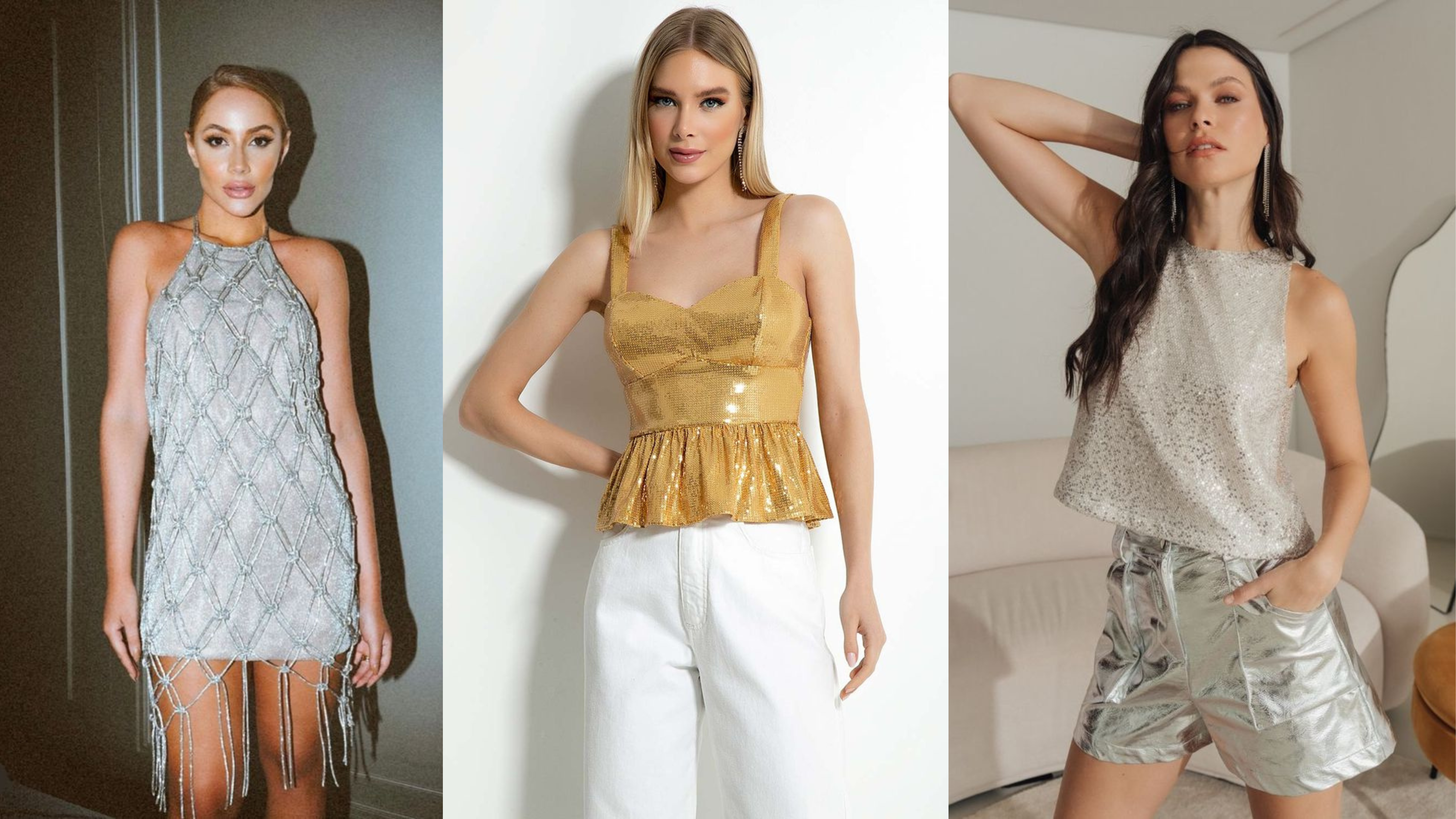 Looks com paetê são a opção para curtir o verão 25