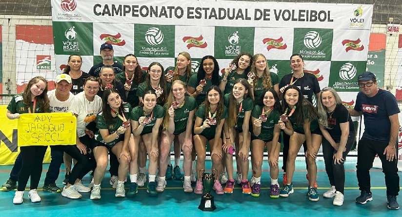 Vôlei: Jaraguá do Sul fica em terceiro lugar no estadual sub-17 feminino