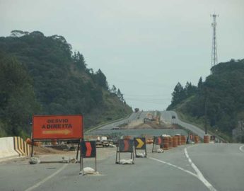 BR-280: Empreiteira lança vigas nos acessos aos bairros Corticeira e Caixa D’Água