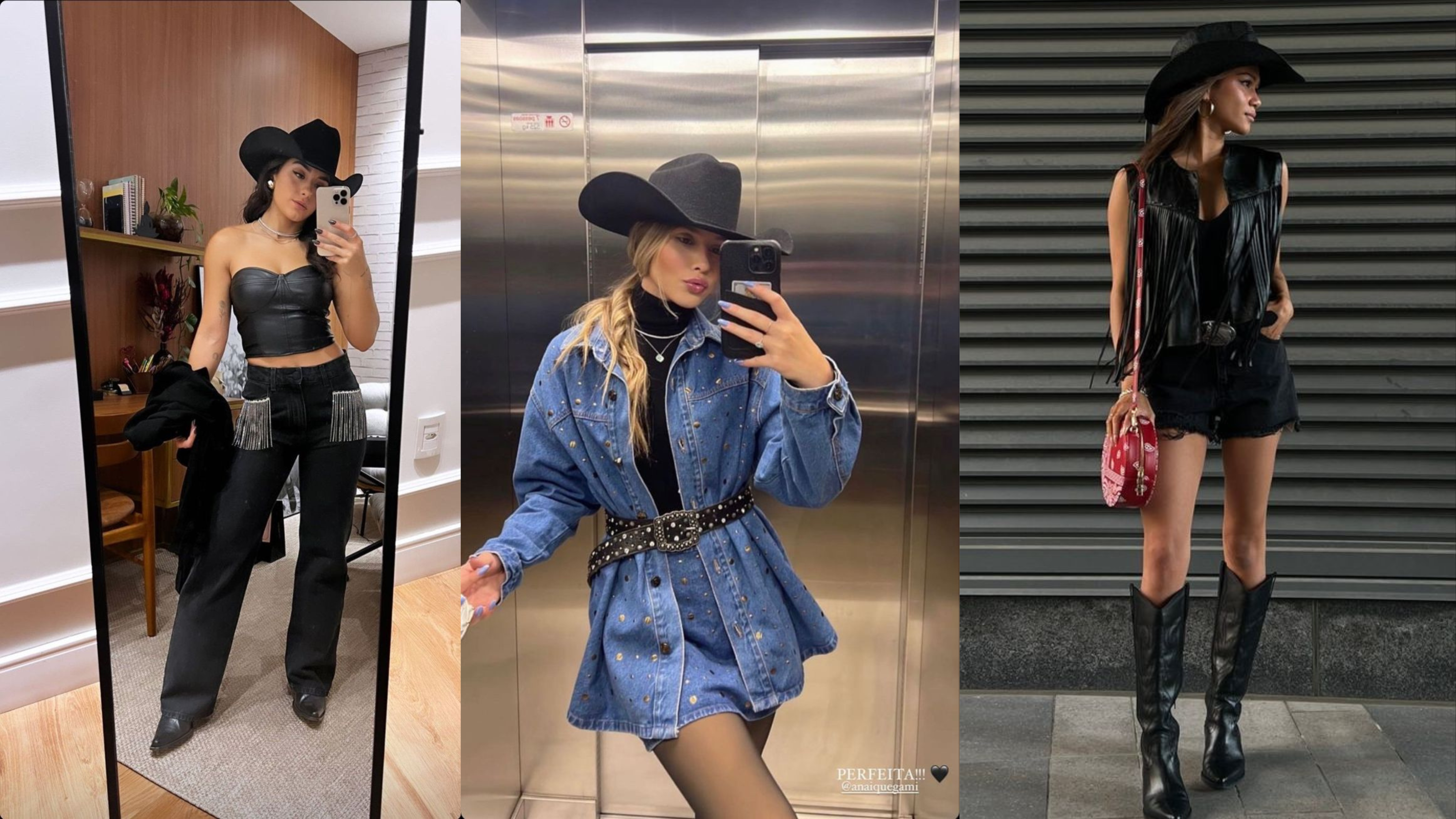 Inspiração de looks para festa do peão de barretos sertanejo