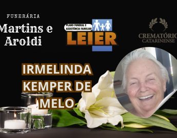 Plano Leier e Funerária Martins e Aroldi informam o falecimento de Irmelinda Kemper de Melo