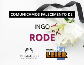 Plano Leier informa o falecimento de Ingo Rode