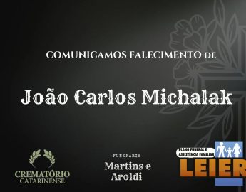 Plano Leier e Funerária Martins e Aroldi informam o falecimento de João Carlos Michalak