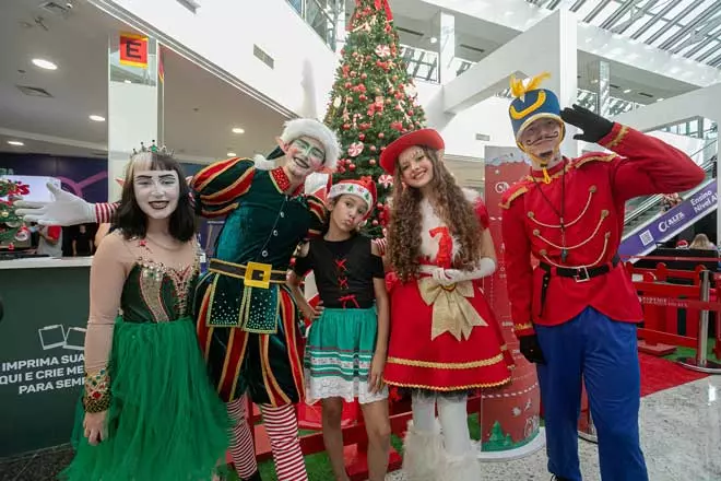 Shopping tem decoração