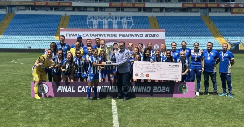 Futebol: Avaí Kindermann fatura o Campeonato Catarinense Feminino Adulto em 2024