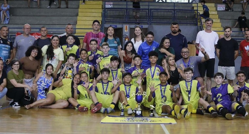 Futsal: Base do Jaraguá conquista dois títulos neste fim de semana