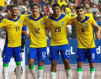 Futsal: Brasil goleia o Peru pela segunda rodada da Liga Evolução