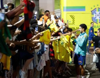 Futebol: Seleção Brasileira enfrenta o Uruguai na Arena Fonte Nova