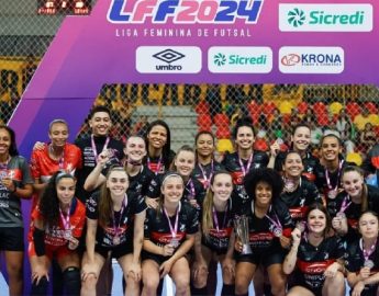 Futsal: Leoas da Serra, de Lages, é vice-campeã da Liga Feminina