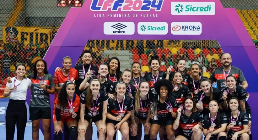 Futsal: Leoas da Serra, de Lages, é vice-campeã da Liga Feminina