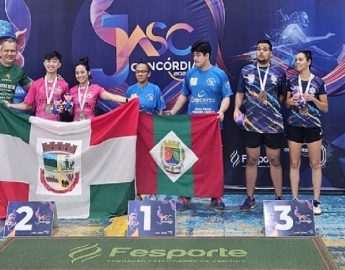 Jasc: Jaraguá do Sul garante medalha de prata no tênis de mesa