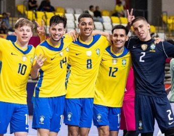 Futsal: Com Gui do Jaraguá, Brasil está na semifinal do Sul-Americano sub-20