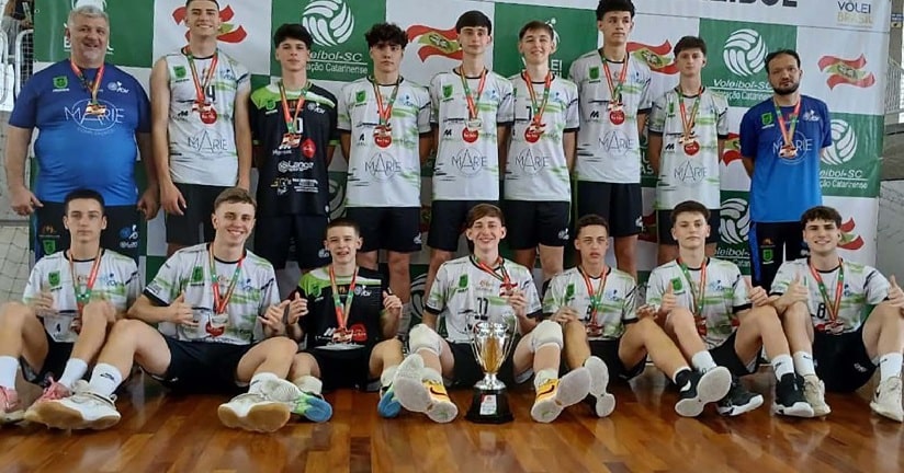 Vôlei: Jaraguá do Sul é vice-campeão do estadual sub-17