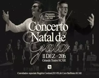 É hoje! 3ª Edição do Concerto Natal de Gala da Orquestra Filarmônica SCAR