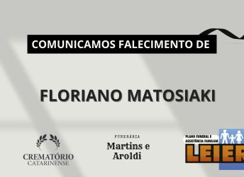 Plano Leier e Funerária Martins e Aroldi informam o falecimento de Floriano Matosiaki