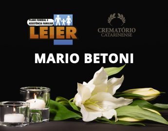 Plano Leier e Funerária Martins e Aroldi informam o falecimento de Mario Betoni