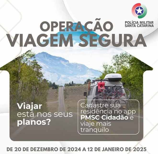 PMSC inicia nesta sexta-feira a Operação Viagem Segura