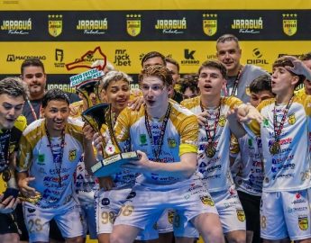 Futsal: Jaraguá sub-18 é campeão do Campeonato Catarinense