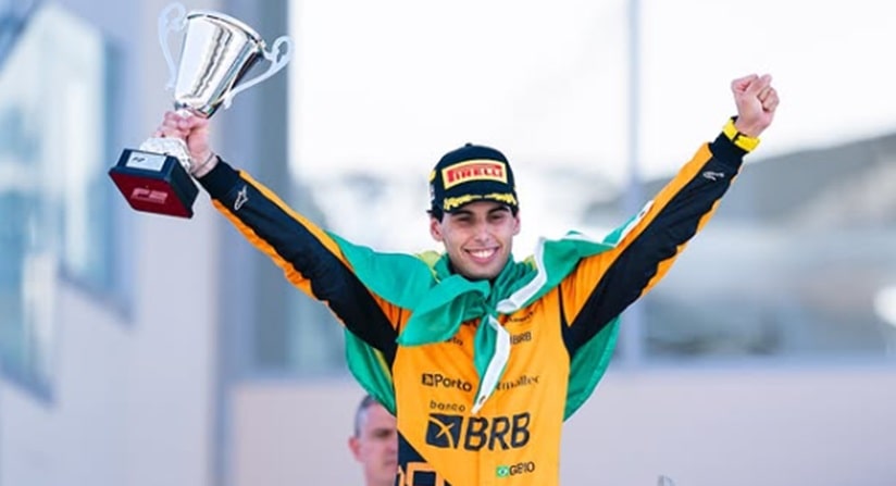 Automobilismo: Gabriel Bortoleto é campeão da F2 em Abu Dhabi