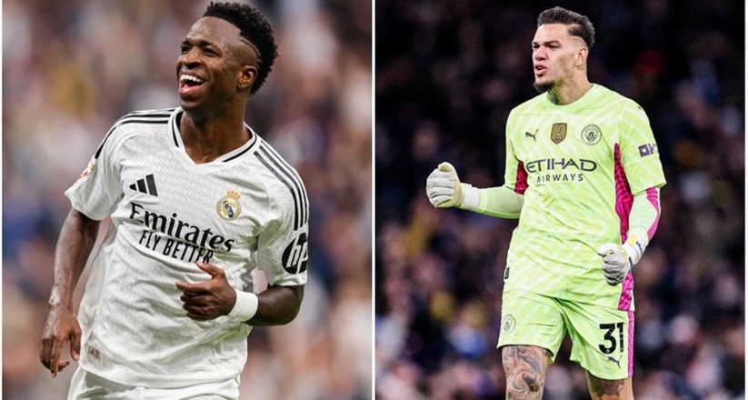 Futebol: Ederson e Vini Jr são eleitos à seleção da temporada