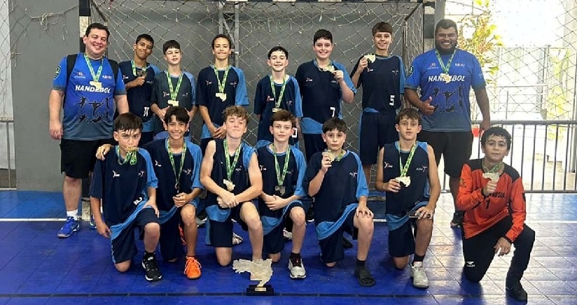 Handebol: Jaraguá do Sul tem equipe campeã e outra vice no estadual sub-12