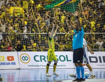 Futsal: Jaraguá inicia venda dos ingressos para jogo contra Joinville