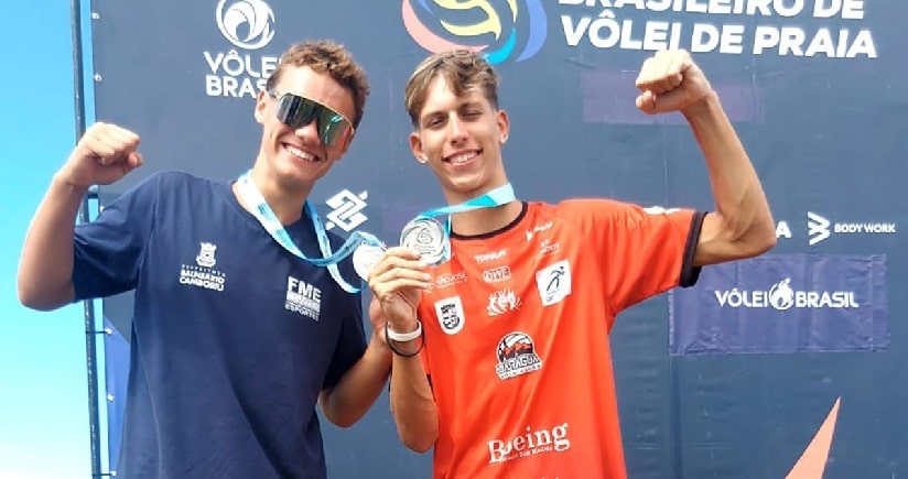 Vôlei de Praia: Jaraguaense é vice-campeão do Brasileiro de Seleções sub-17