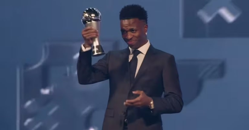 Futebol: Vini Jr é eleito o melhor jogador do mundo no Fifa The Best de 2024