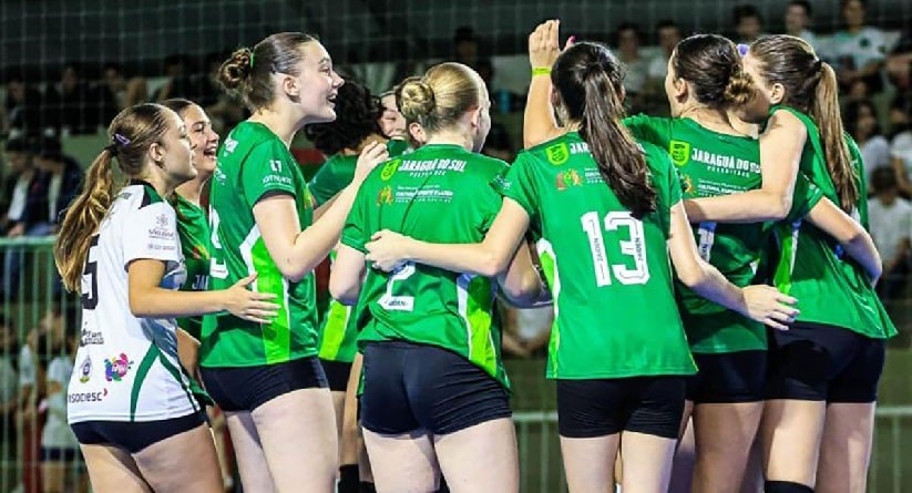 Vôlei: Jaraguá do Sul fecha estadual sub-15 na quarta posição