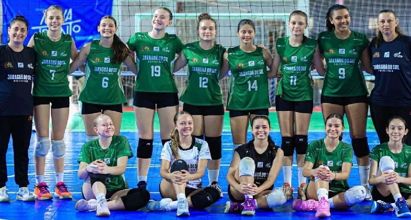 Vôlei: Jaraguá do Sul fecha estadual sub-15 na quarta posição